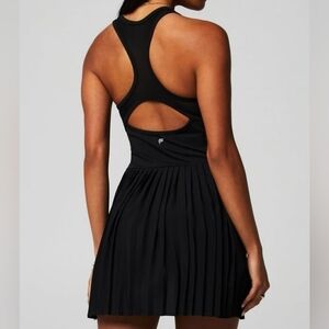 NWT Fabletics Hot Shot Pleated Dress - Black